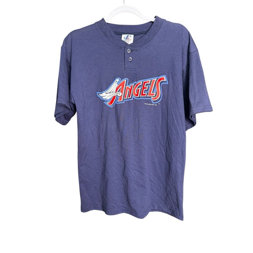 Vintage 1999 Logo 7 MLB Los Angeles Anaheim Angels Youth Large/Adult Medium NEW